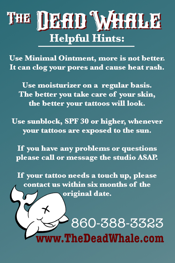 The Dead Whale Tattoo Studio 210 Main Street Old Saybrook CT